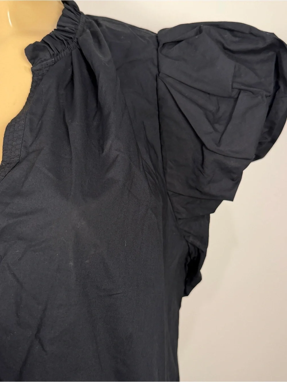 Ulla Johnson Evelyn Top Sz 16 Puff Sleeve Cotton Minimalist